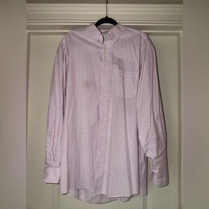 Roundtree & Yorke Light Pink Gingham Dress Shirt